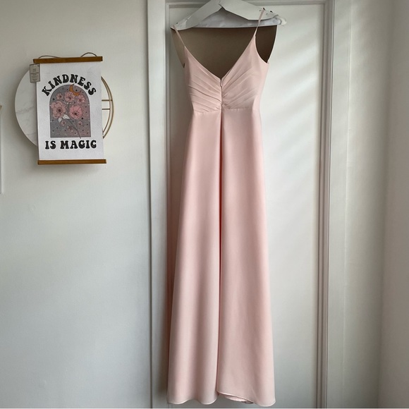 Hayley Paige Occasions 5763 Bridesmaids Dress in Blush - Picture 9 of 14